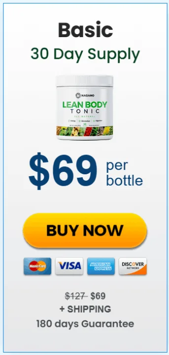 Nagano Lean Body Tonic 1 bottle price