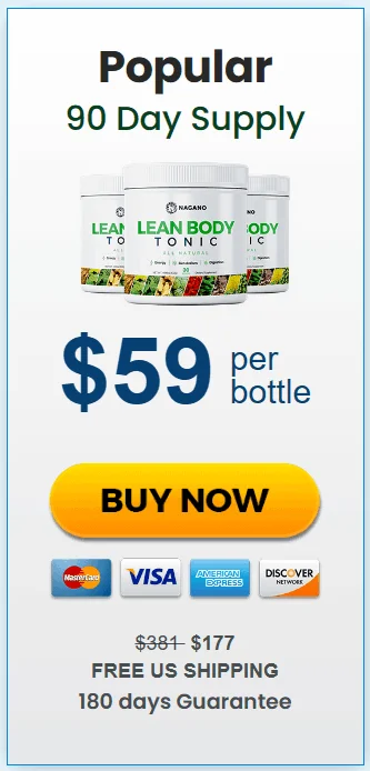 Nagano Lean Body Tonic 3 bottle price